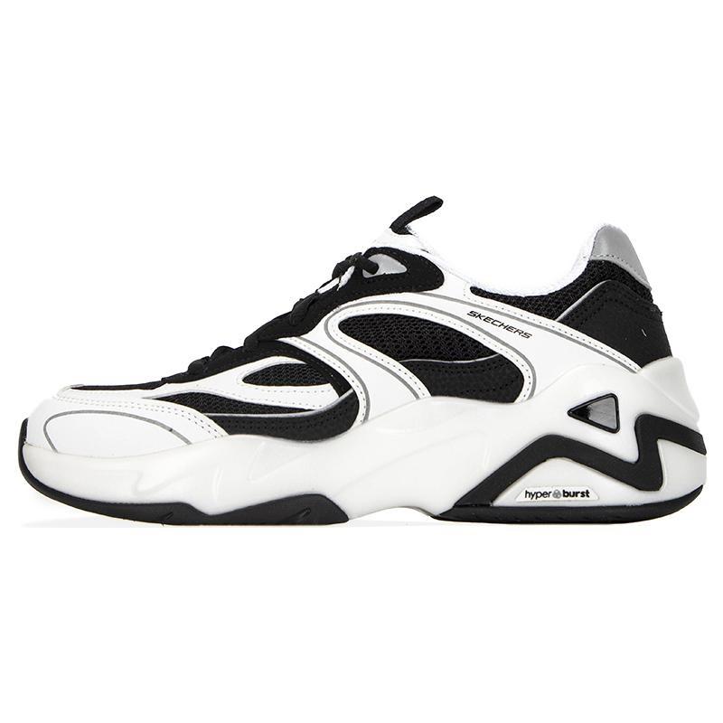 (WMNS) Skechers DLITES Hyper Burst White Black Women s 149983-WBK EU 36