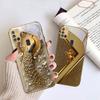 Goldene Pferde-Skulptur Für Samsung A 31 32 A33 A34 35 14 A15 13 A16 25 26 50 52 53 54 55 56 70 71 72 73 Goldene Glas-Handyhülle