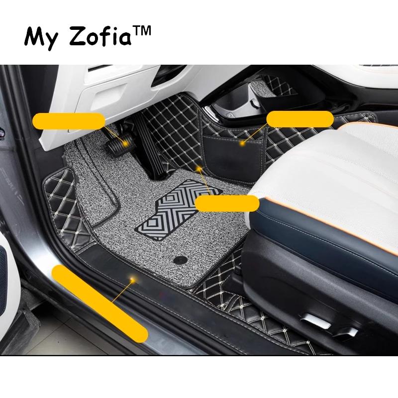 For BYD Seal U Sealion 6 Song Plus 2024 2025  Car Floor Mats Carpet PU Leather Foot Pad Interior Floorliner Auto Accessories