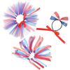 Independence Day Dog Headband for Party 2Sets Decorative Pet Costume