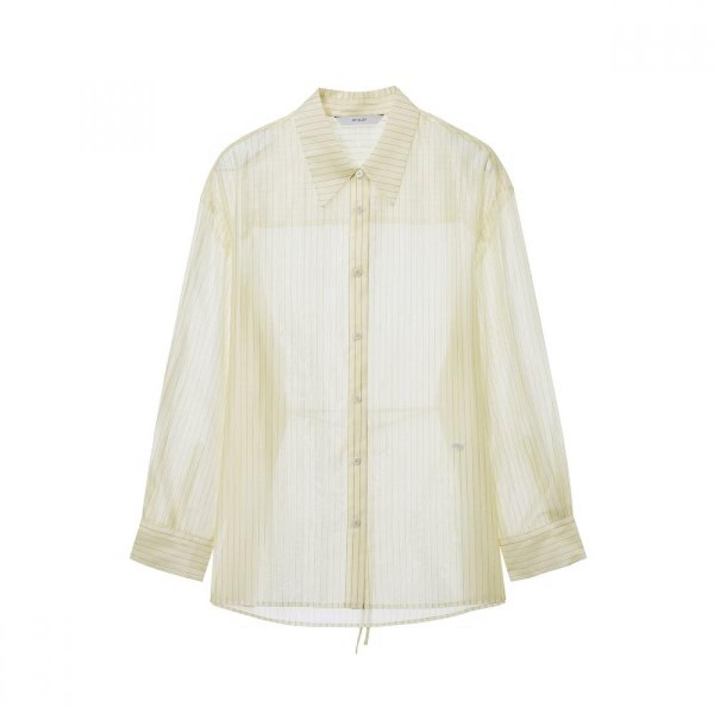 On On Striped Sheer Summer Shirt New5mb612