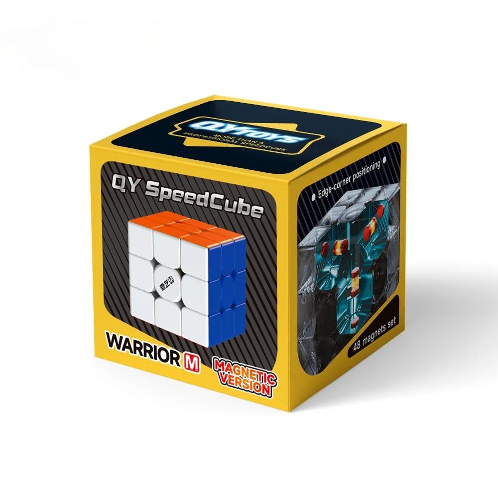 Магический куб QiYi Warrior M 3x3x3, 3x3, Магнитный, Скоростной куб, Cubo Magico, Magic Cubo, Профессиональная скоростная головоломка, Соревнование