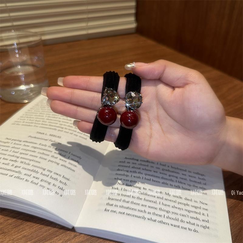 Premium Pearl Hair Ties: High-Elastic, New Small-Fragrance Style, Durable Hair Accessories