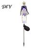 Creepy Halloween Yard Accessories Solar Bat Garden Lights, Realistic Skeleton Pathway Decor, Waterproof LED Decorations Spooky Stake Light for Outdoor
