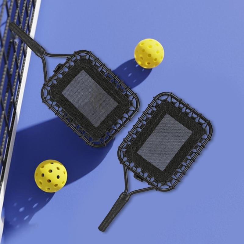 Multiple Surfaces Pickleballs Practice Net Features Antislip Grip and Scientific Weight Distribution For Coaches