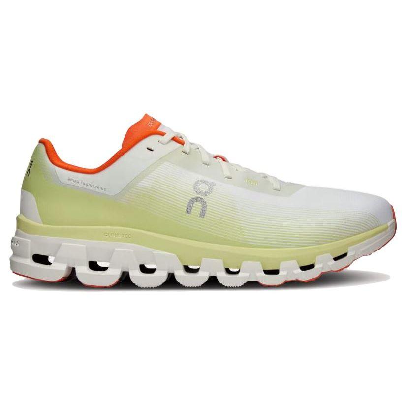 ON Cloudflow 4 White Hay Men Sneakers Yellow 3MD30101018