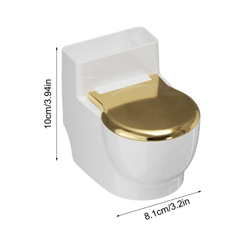 

Toilet Shaped Cat Water Bowl Anti-Spill Raised Dish With Non-Slip Base Stainless Steel Pet Bowl For Small Dogs Puppies