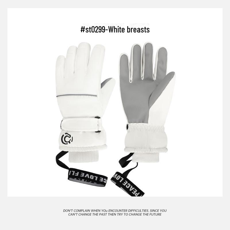 2024 Wasserdichte PU-Touchscreen-Handschuhe für Damen & Herren: Verdickt, Warm & Rutschfest