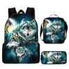 Backpack Unicorn Unicorn Animal Student School Bag, Digital Color Printing Animation Cartoon Backpack