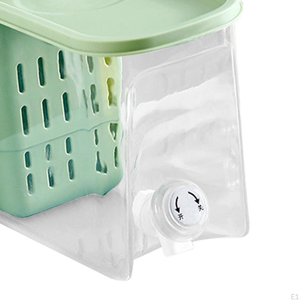 Iced Beverage Dispenser Barrel Tea Lemonade Cans Jug Beer Pitcher with Filter Teapot Cold Water