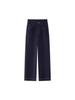Autumn Designer High-Waist Silk Denim Jeans: Luxury Slimming Pants