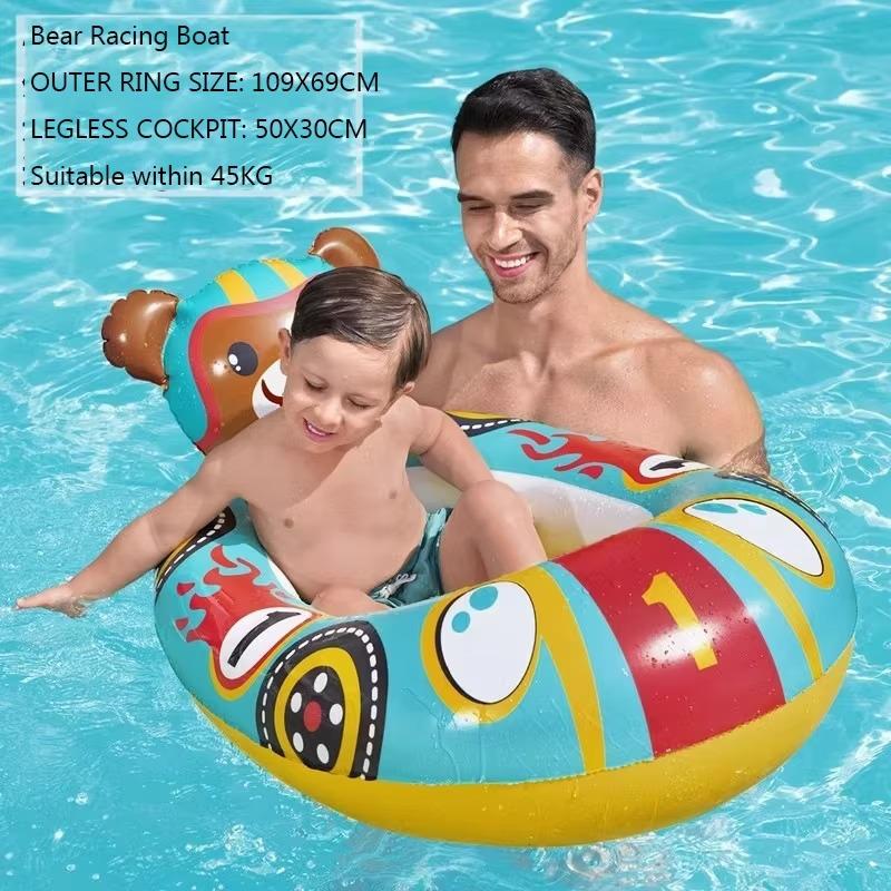 

Детская водная лодка 1 шт. мультфильм рак надувной водонепроницаемый плавающий сидячий круг водные игрушки для бассейна