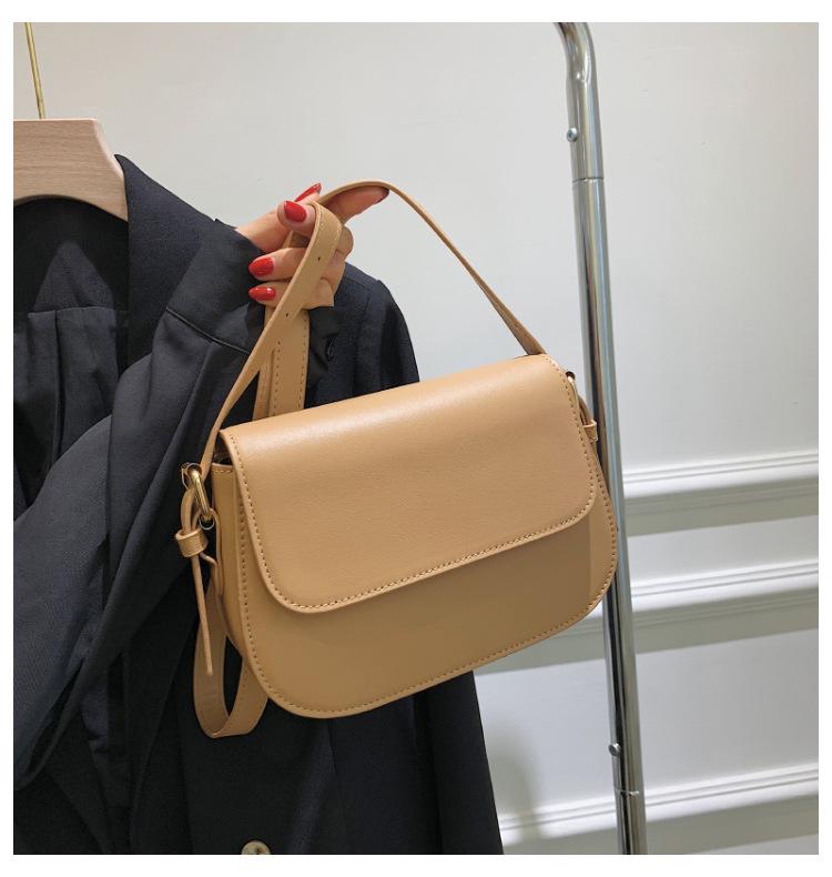 

2025 Women s Trendy Crossbody Small Bag - Retro Single Shoulder Square Design хаки