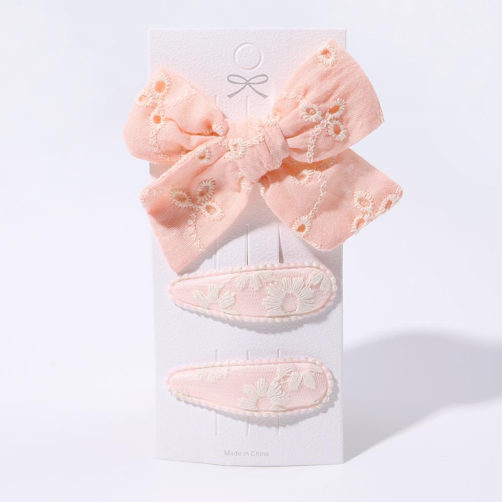 

10 шт./набор 2,2 Печатная вышивка Форма капли воды Заколки для волос для милых девочек BB Заколки-автоматы Головные уборы Детские аксессуары для волос