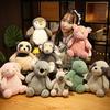 Cute Little Animal Dinosaur Rabbit Koala Doll Plush Toy Panda Penguin Doll Children Soothing Rag Doll