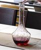 European Crystal Waterfall Wine Decanter: High-End Rapid Pour Straight-Edge Design