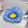 Flower Ceramic Soap Box Soap Dish Bathroom Soaps Rack Draining Basket Desktop Shelf Soaps Stand Organizer Jewelry Tray