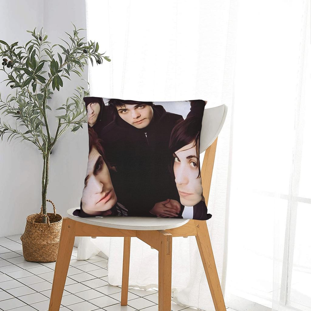 My Chemical Romance Band Pillow Case  Print Pillow Cover For Sofa Home Decor Funny Cushion Cover