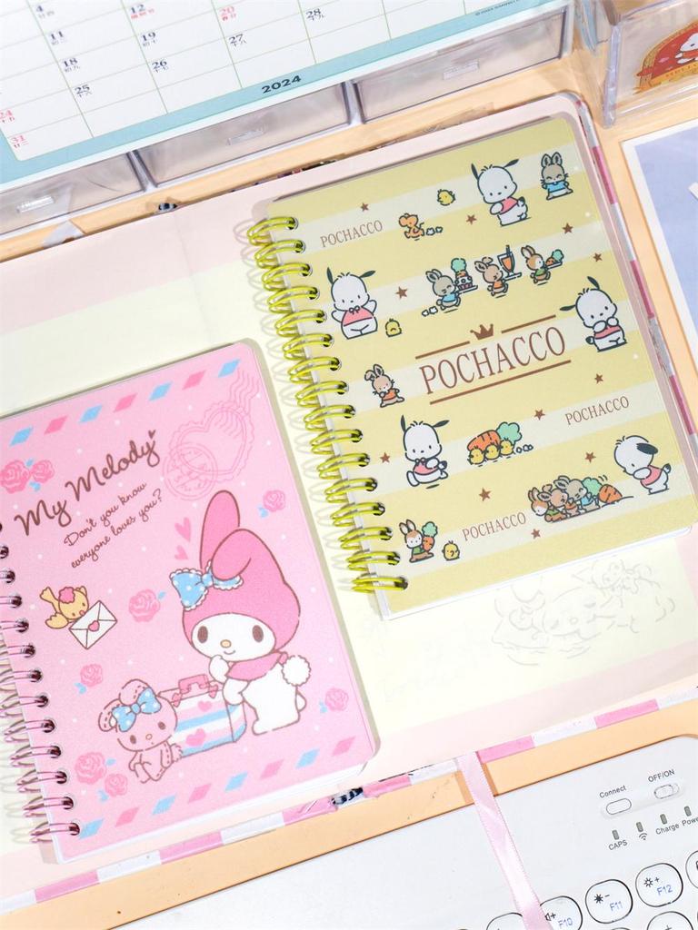 A6 Coil Notebook - Cute Diary with Color Pages for Elementary Students