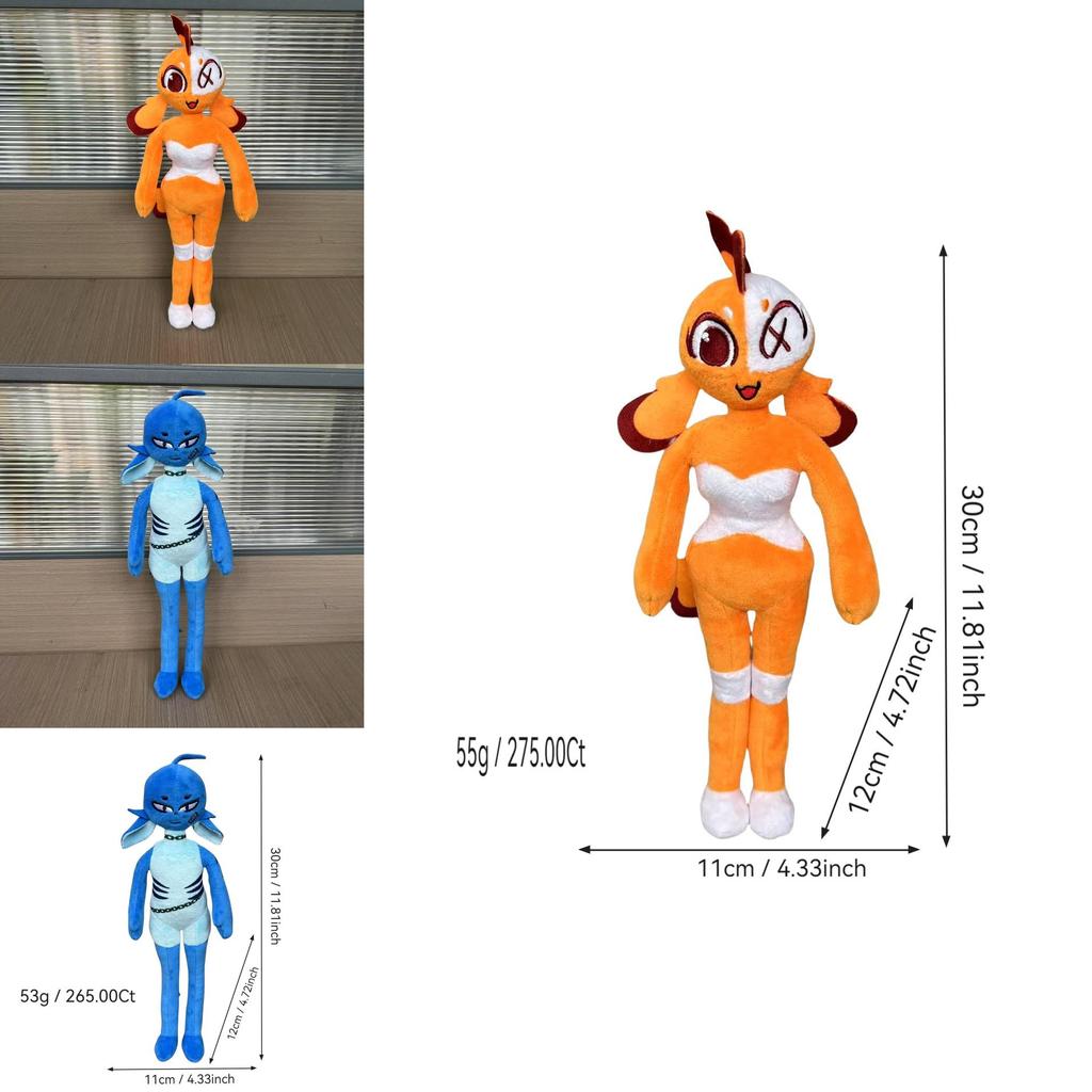 Plush Clownfish Toy With Soft Crystal Fiber Filling For Kids And Collectors