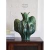 Green Ceramic Vase Irregular Flower Vase Flower Arrangement Accessories Desktop Decorative Ornaments Home Decoration Accessories