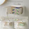Luxury Wall-Mounted Tissue Box with Magnetic Suction—High-End Face Towel Storage Rack & Large Capacity Toilet Paper Dispenser