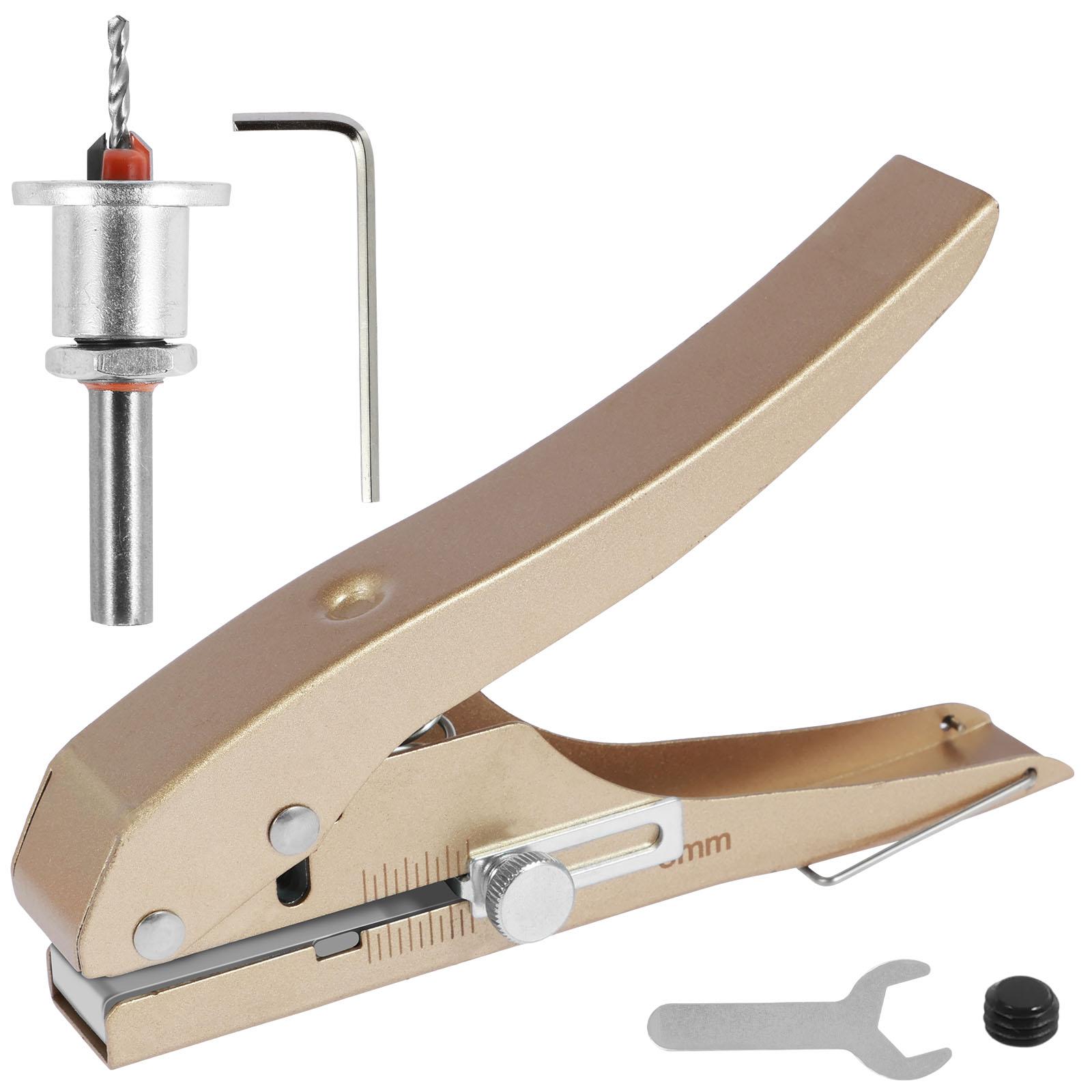 

Дырокол для одного отверстия 5/16 дюймов, мощный дырокол, портативный дырокол для кромкооблицовочных работ, ручной дырокол для круглого отверстия в металле