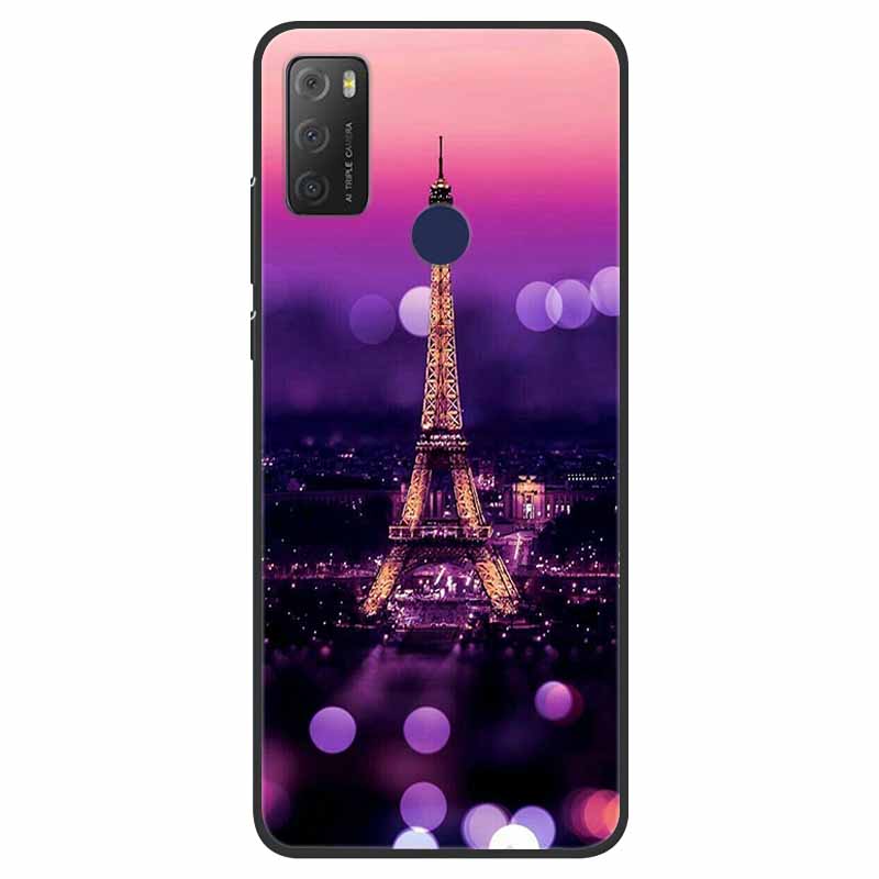 For TCL 20Y Case Shockproof Silicone Soft Phone Back Cover For TCL 20E 6125F Case TPU Bumper Coque For TCL20Y TCL20E 20 Y Funda