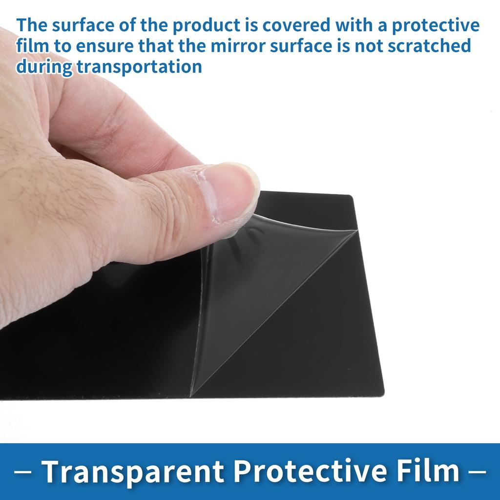 ABSOPRO Door Pillar Window Trim Stickers for Pillar Door Outer Exterior Covers for Ford EcoSport Black Anti-Scratch Posts, 2018-2022,