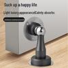 Magnetic Stainless Steel Door Stopper - Anti-Collision Wall Mount, No-Drilling, Strong Magnet for Indoor Use.