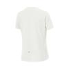 Li-Ning Comfortable Quick-Dry Versatile Short Sleeve T-Shirt Women Tops Champagne-White ATSV098-1