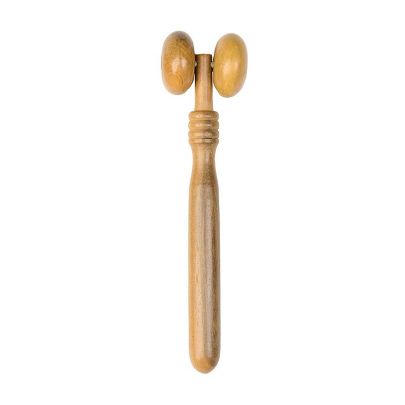 1Pc Sandalwood Eye Nose Meridian Massager Body Facial Massage Comb Wooden Handle Sandalwood Acupuncture Point Massager