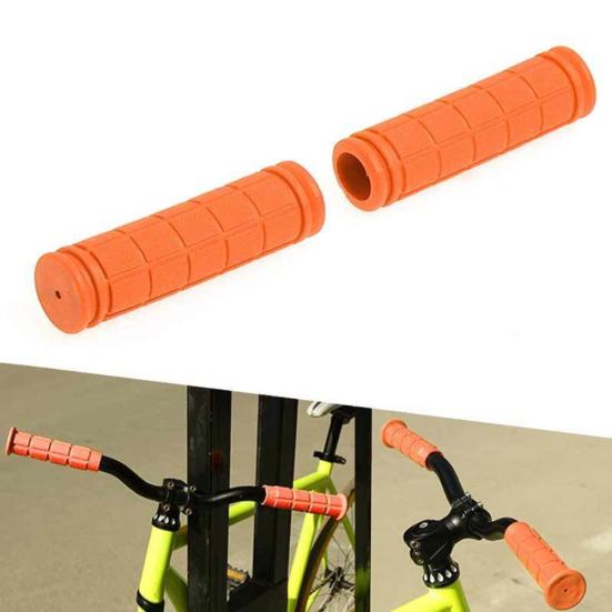 1Pair Soft Durable Non-slip Rubber MTB BMX Mountain Bike Bicycle Handlebar Grips