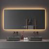 Modern Minimalist Multifunctional Smart Bathroom Mirror with Defogging and Light