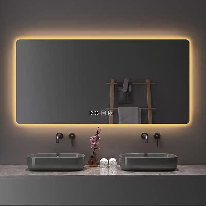 Modern Minimalist Multifunctional Smart Bathroom Mirror with Defogging and Light
