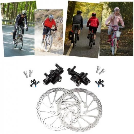 Bike Disc Brake Front & Rear Disc 160 mm Rotor Brake Kit for Mountain Bicycle