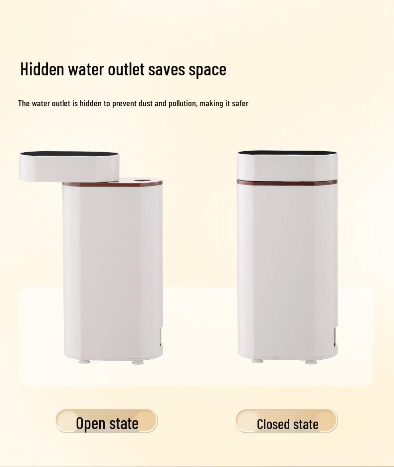 Compact Travel Kettle: Quick 3-Second Hot Water Dispenser with Smart Pump for Business Trips