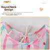 Anti-Pollution Long-Sleeved Apron Cute Kitchen Aprons New Canvas Coverall  Catering Use