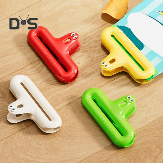 Klipy na sáčky s čipy 4,7 palce Klipy na papírové sáčky na potraviny a svačiny Odolné těsnící úchyty Barevná svářečka sáčků na svačiny a čipsy