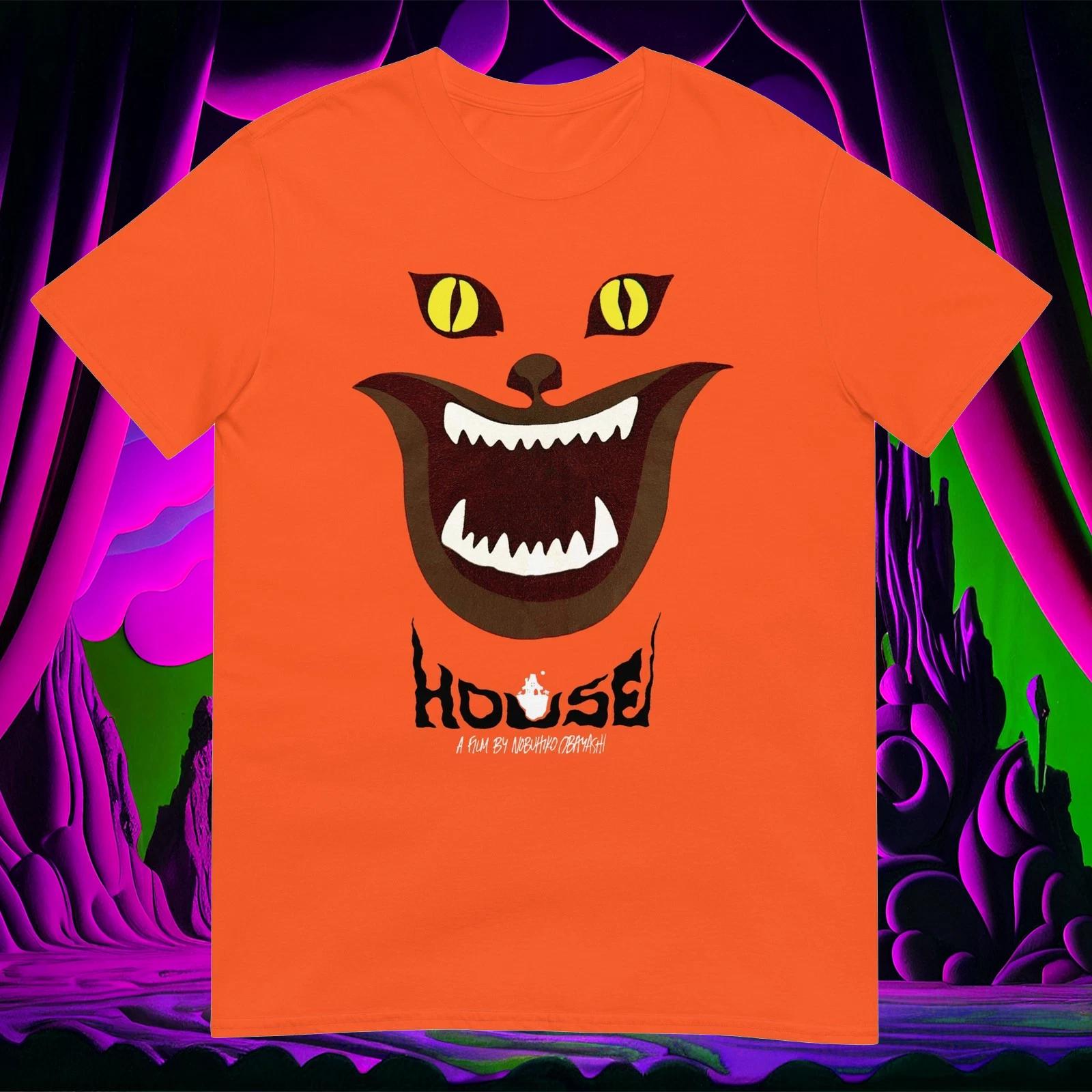 

HOUSE - CAT 1977 T-Shirt JAPAN GHOSTS SURREALIST FILM FALL FUN!! 3XL