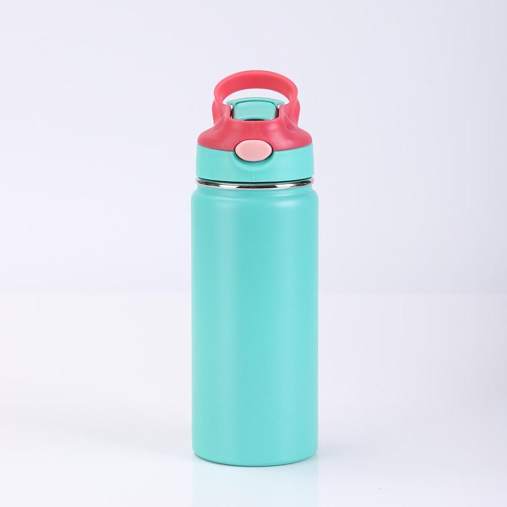 12oz Stainless Steel Insulated Mini Straw Sports Bottle
