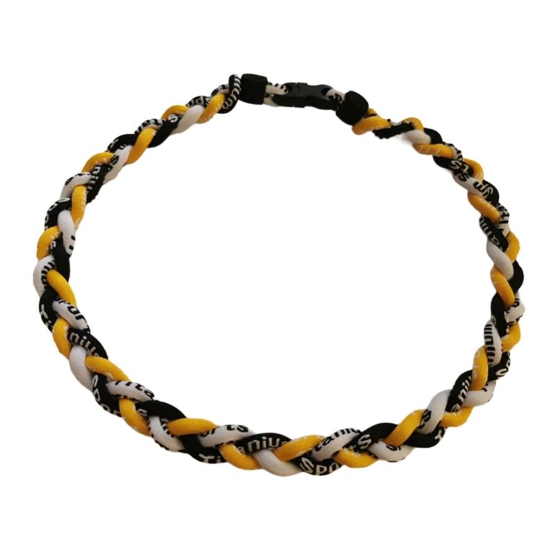 Braided Necklace Adjustable Sports Necklace Unique Charm Necklace Fashion Neck Jewelry Fabric Necklace for Man and Boys