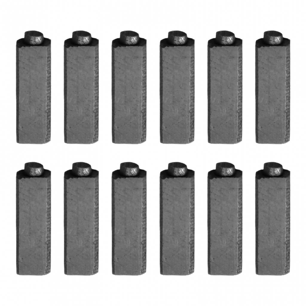12pcs Carbon Brushes Garden Tools 4x5.5x17mm Anchor Engine