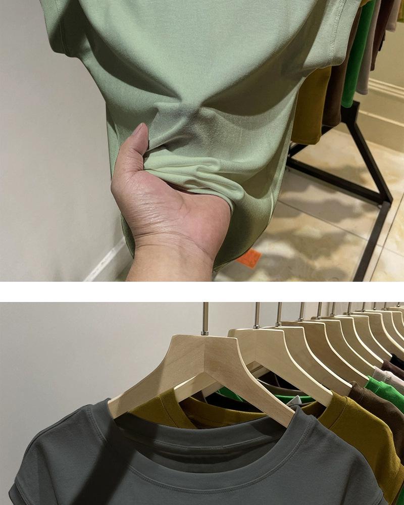 Dámské letní volné tričko s netopýřími rukávy – Trendy top vesta s krátkým rukávem