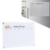 Acrylic Weekly Planner Magnetic Erasable Transparent Weekly Planning Board for Refrigerator
