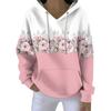 Women's Fall And Winter Printed Pullover Hooded Sweatshirt Long Sleeve Fashion Sweatshirt
