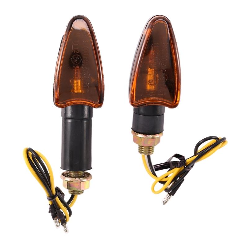 Universal 12V Motorcycle Turn Signal Indicator Light Front Back Flashing Halogen Light Blinker Flash Bike Lamp For Honda Suzuk