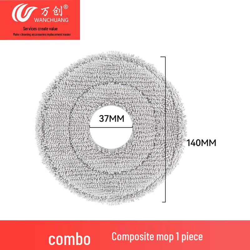 Dreame S10 Robot Vacuum Accessories: Side & Roller Brush, Mop, Dust Bag Kit