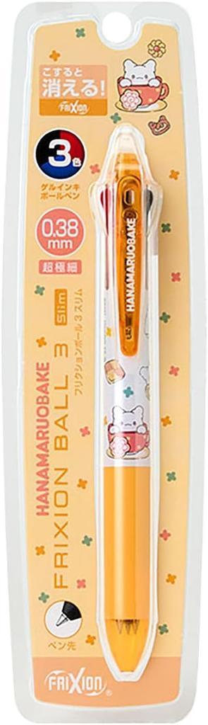 Sanrio FriXion Ballpoint 3 Made In Slim FriXion Ballpoint Hanamaru Obake Set Name 0.5 Pen, Colors, Japan, Pen, (FriXion, Stickers)