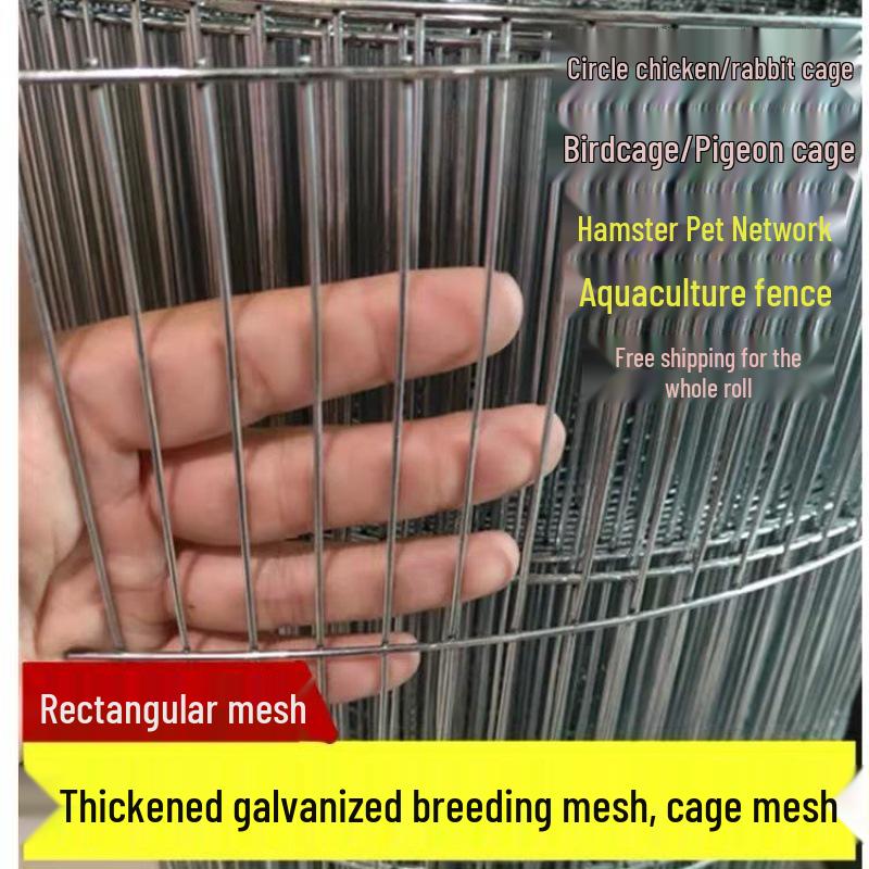 Jaula de Malla de Hierro Galvanizado para Pájaros y Mascotas Pequeñas